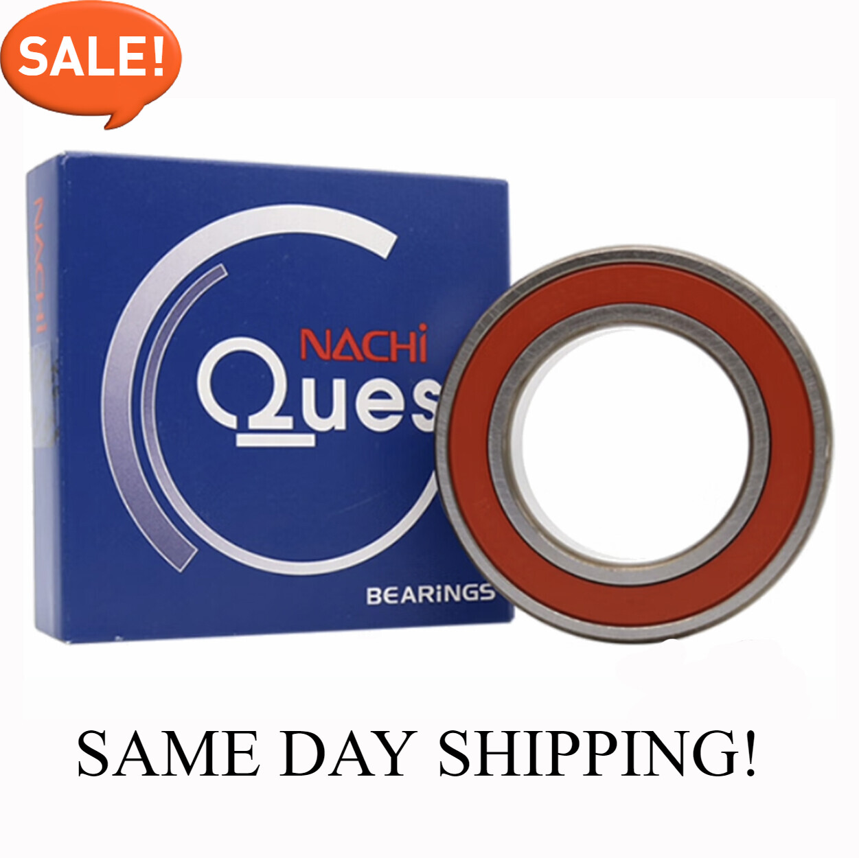 6010-2NSE9 CM NACHI Brand Rubber Seal Ball Bearing 50x80x16 6010 2RS 6010RS