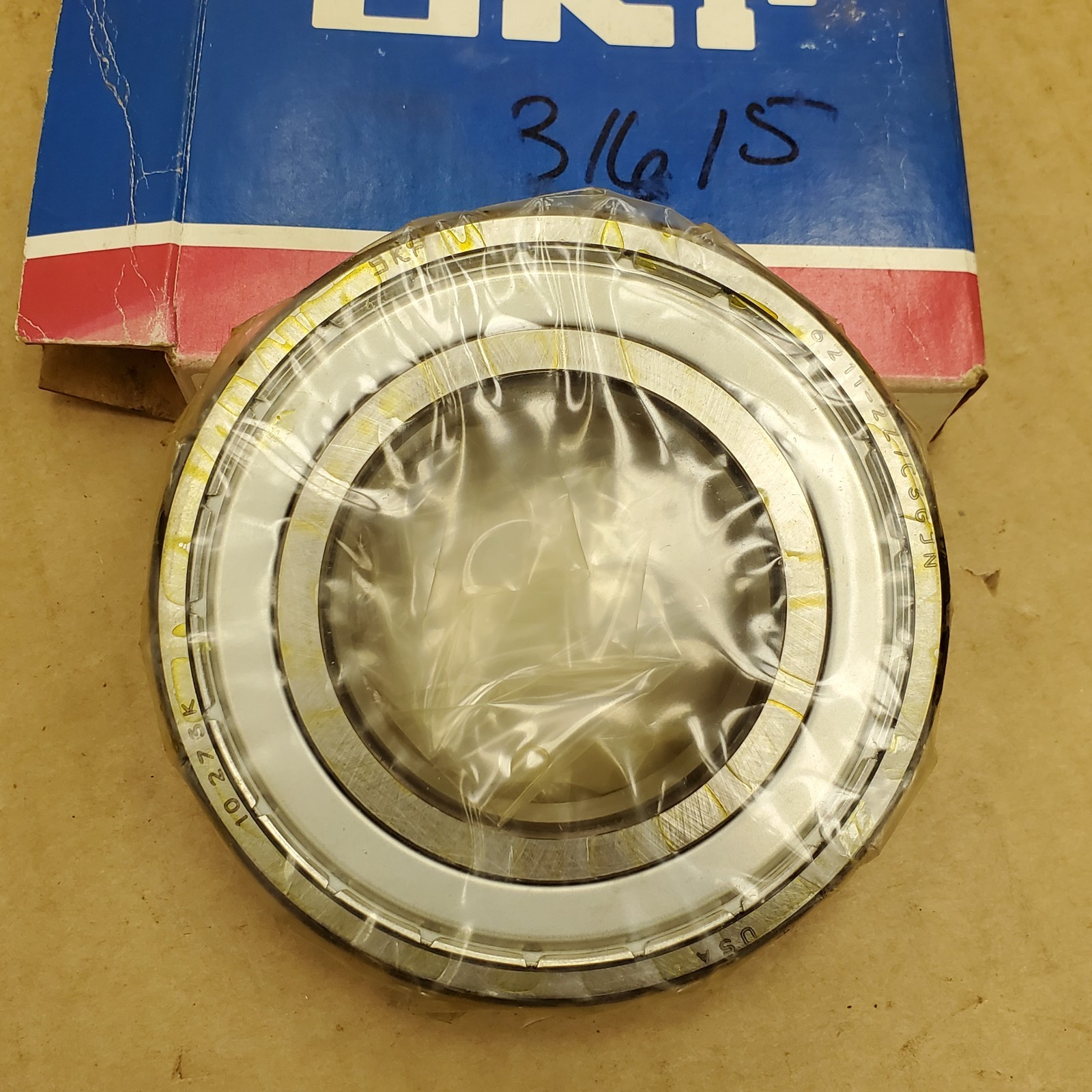 SKF 6211-2ZJEM Ball Roller Bearing w/ Double Metal Shield – NEW in Box