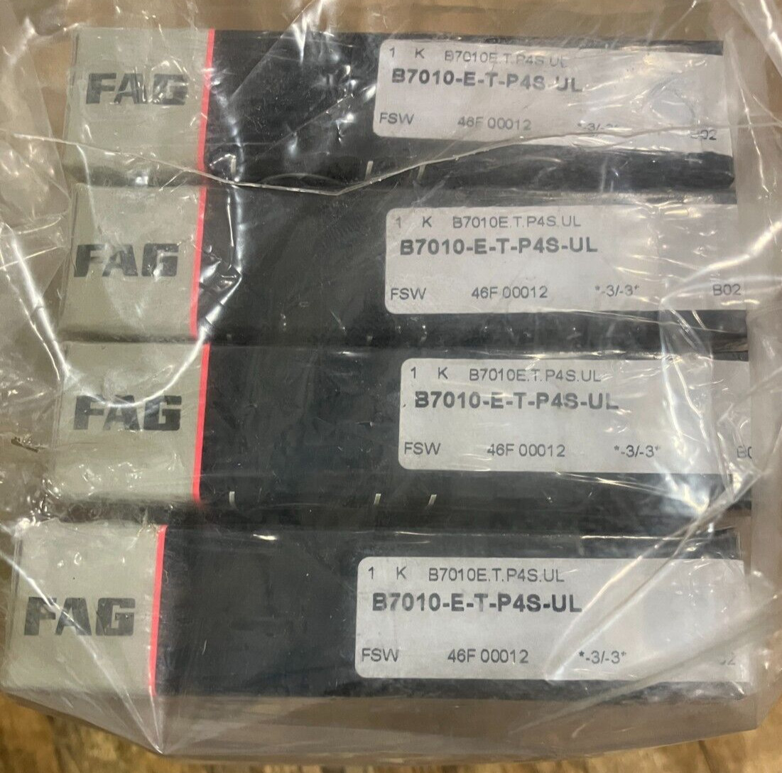 FAG EX50-7CE3 4UL B7010-E-T-P4S-UL Ball Bearing