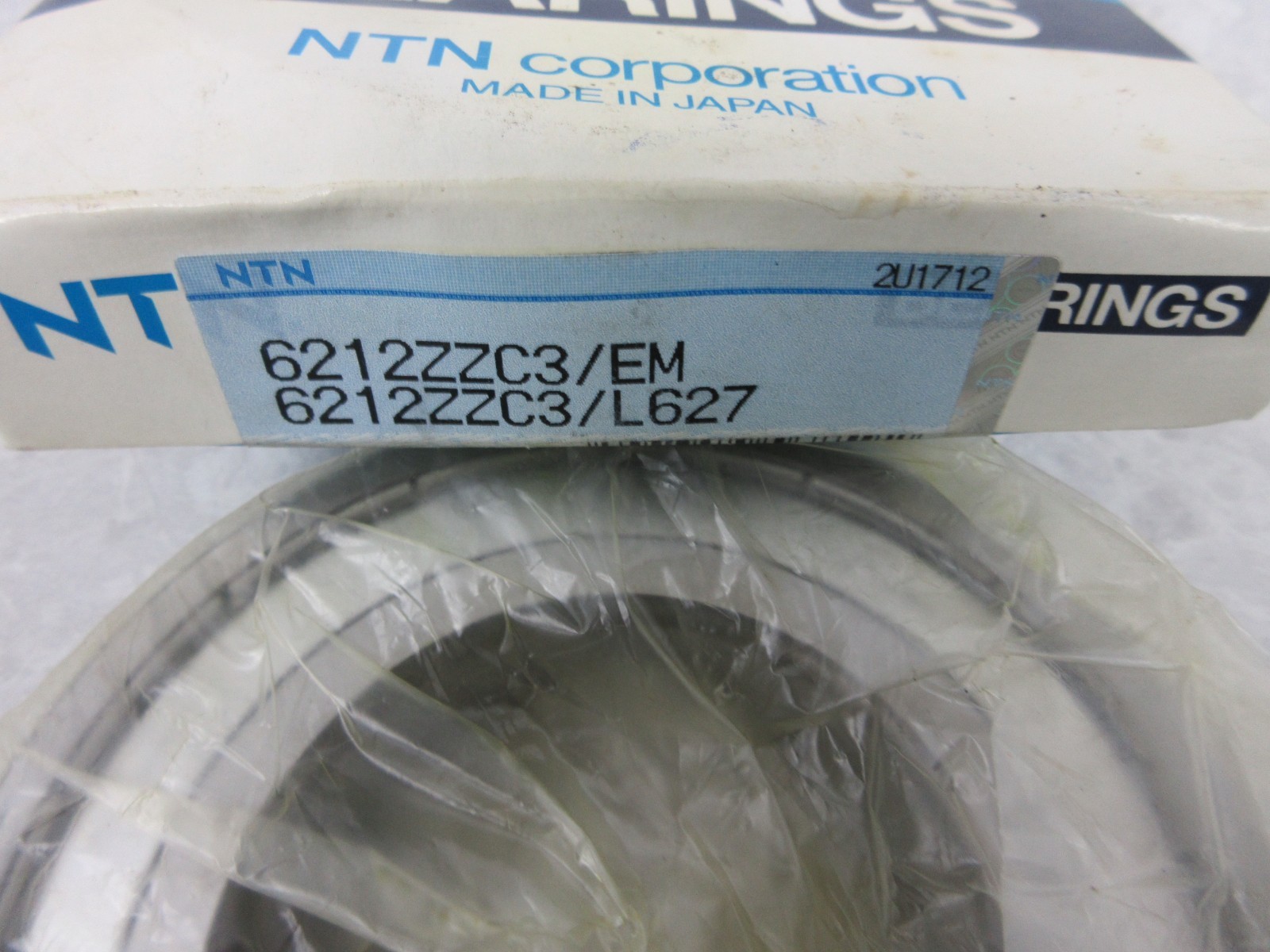NTN 6212ZZC3EM SINGLE ROW DEEP GROOVE BALL BEARING, XA0279