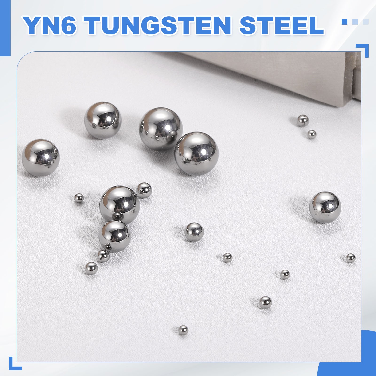 40Pcs 0.5mm Tungsten Steel Bearing Balls for G10 Precision