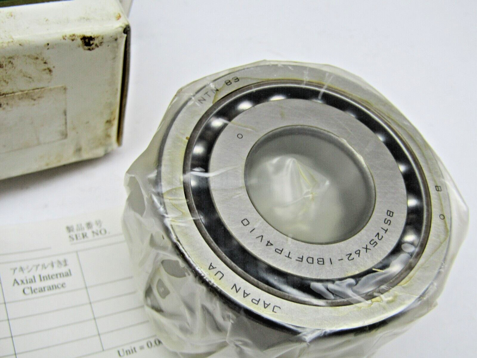 NTN BST25X62 1BDFTP4 Precision 3 Bearing Matched Set 25mm X 62mm X 15mm ea