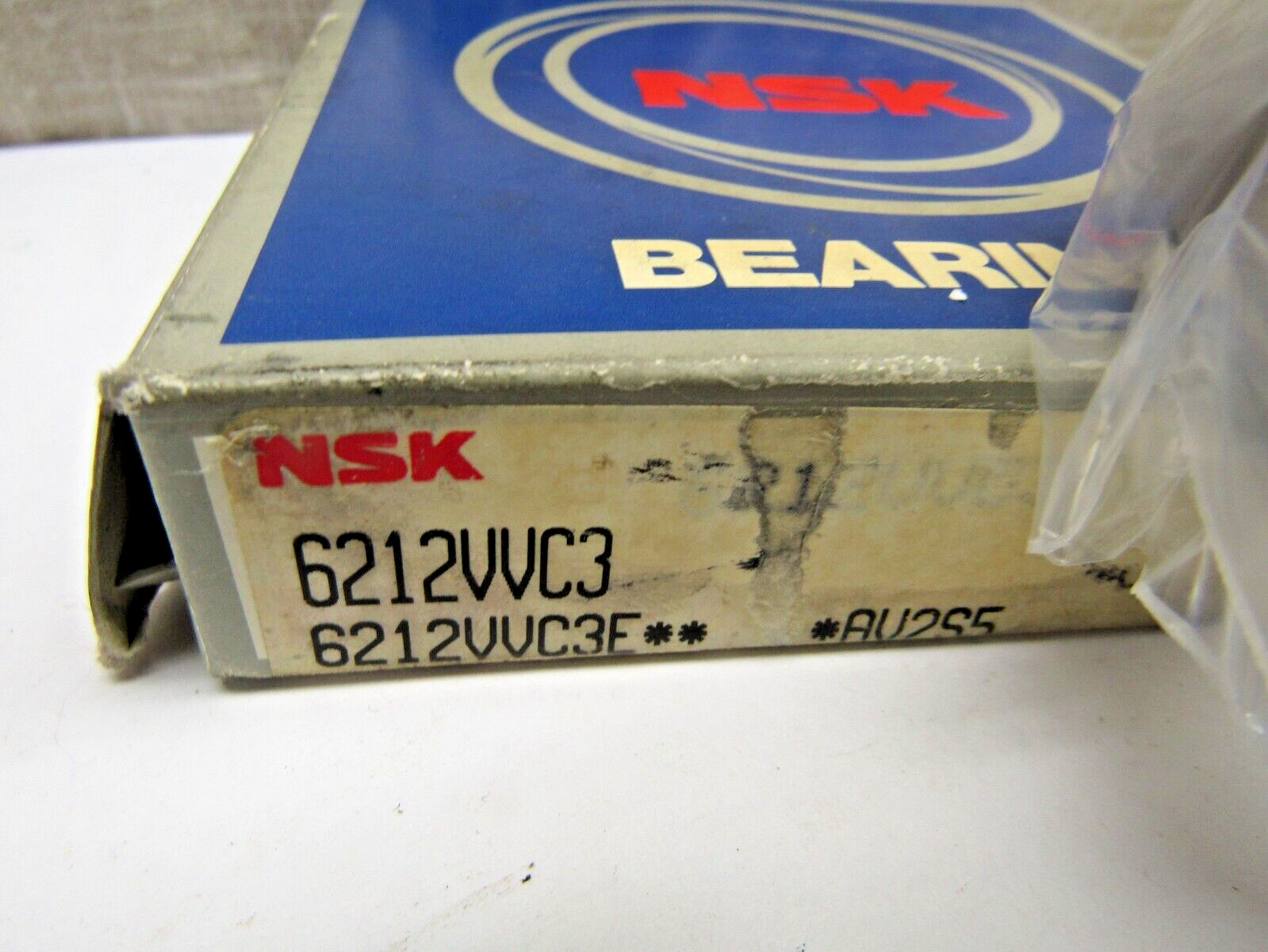 NSK 6212VV C3 60mm X 110mm X 22mm Sealed Bearing