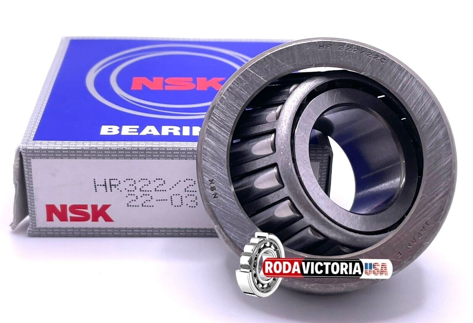 NSK JAPAN 322/22C TAPERED ROLLER BEARING 22x50x19.25 mm