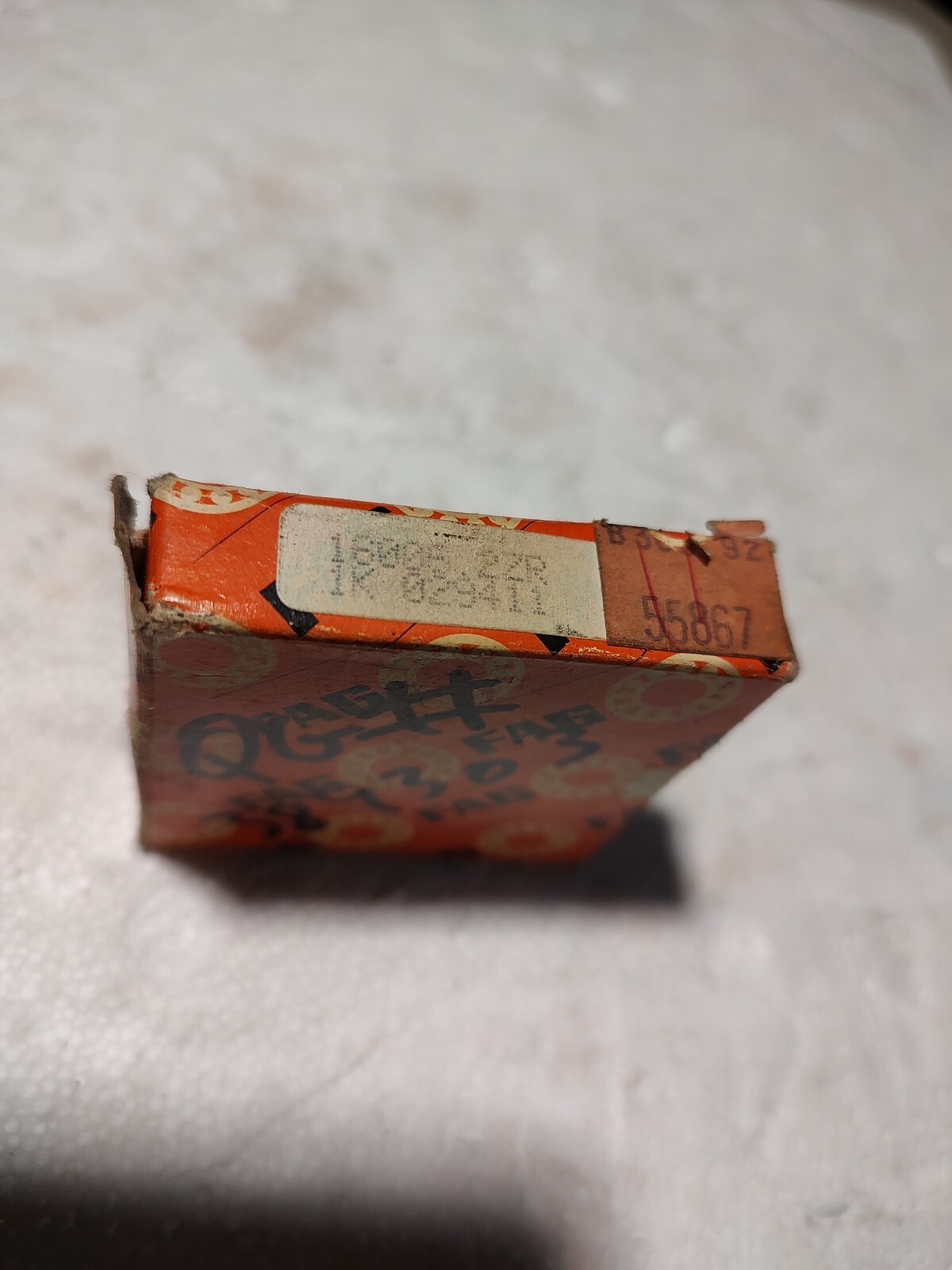 FAG 16006-2ZR Shielded Bearing New Old Stock 30x55x9 Made In Portugal