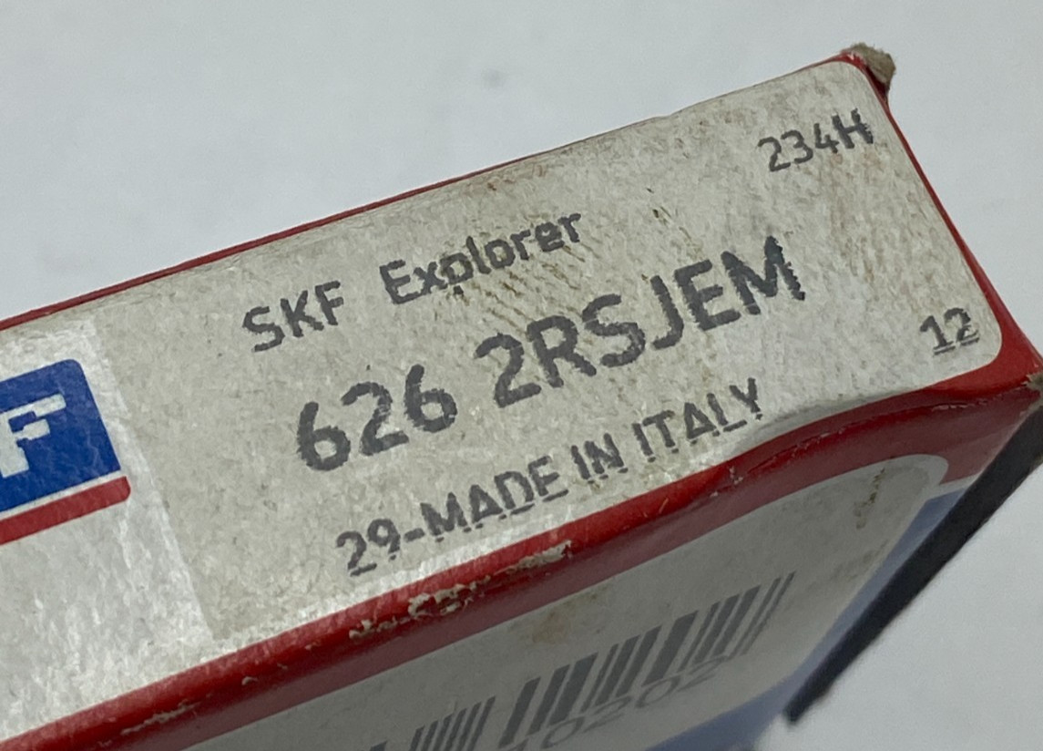 SKF EXPLORER 626 2RSJEM DEEP GROOVE RADIAL BALL BEARING