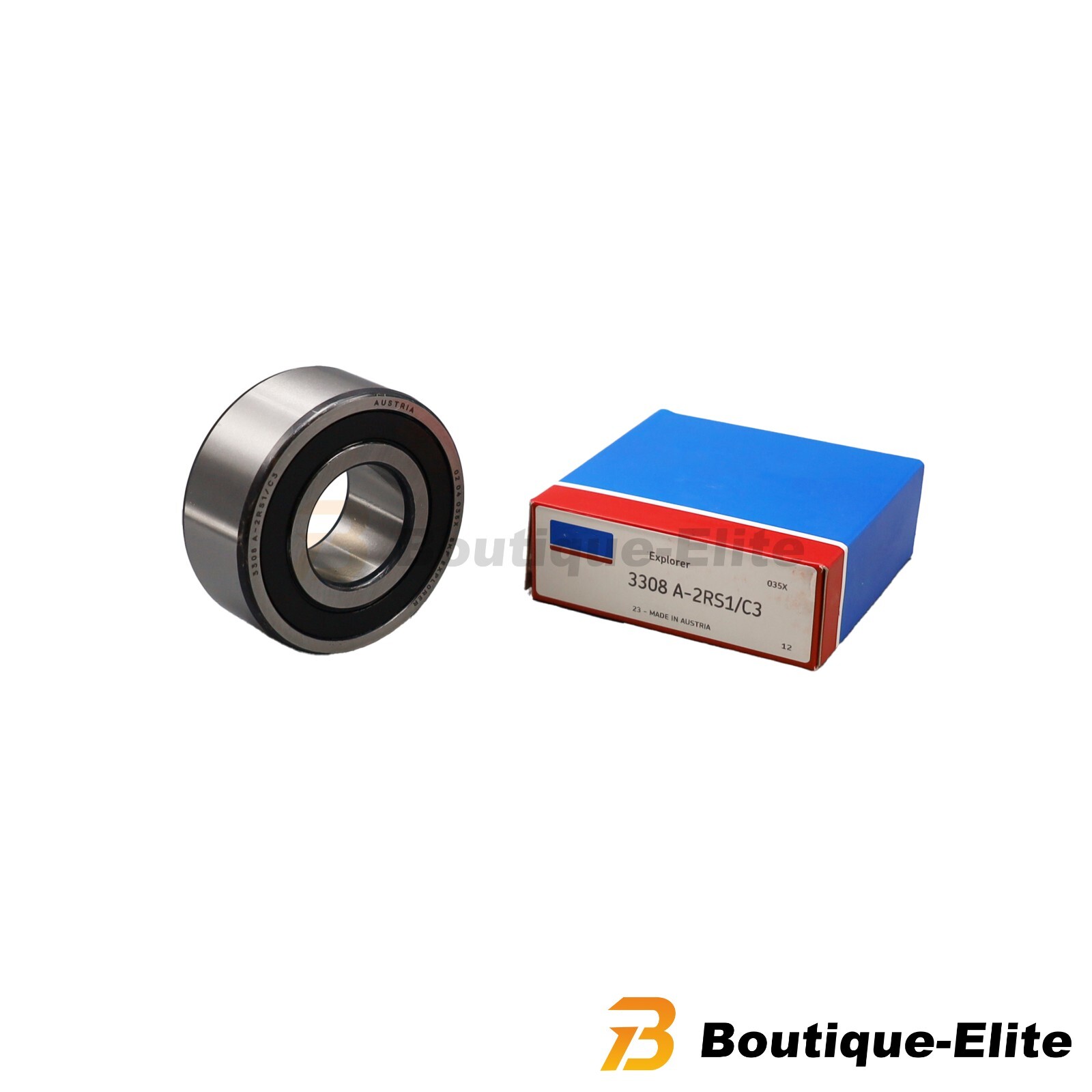 1x Double Row Angular Contact Ball Bearing for SKF 3308 A 2RS1/C3 40x90x36.5mm