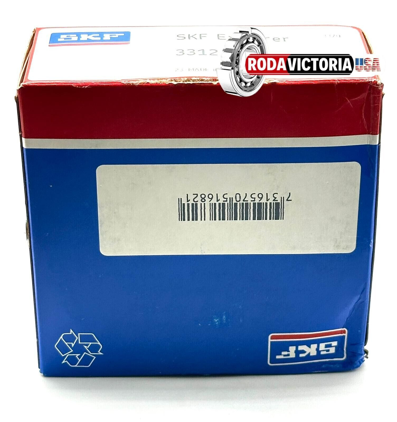 SKF 3312A ANGULAR CONTACT BALL BEARING 60x130x54mm