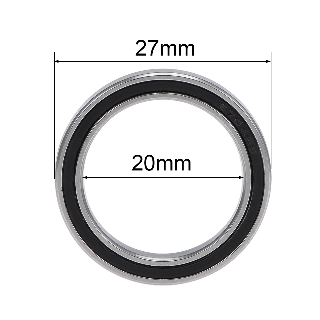 6704-2RS Deep Groove Ball Bearings Z2 20x27x4mm Double Sealed Chrome Steel 4pack