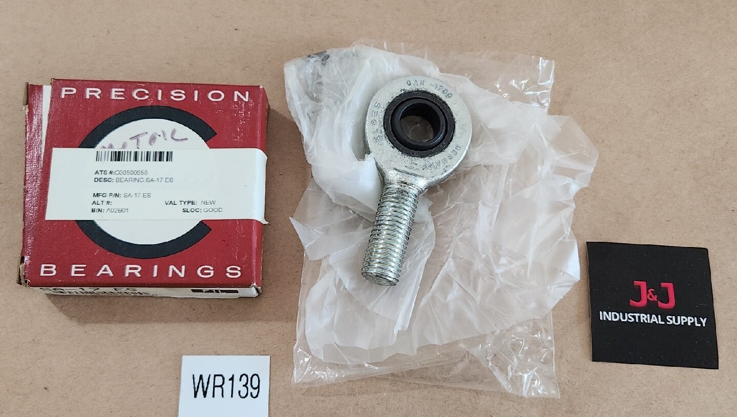 *BRAND NEW* Precision Bearings SA-17 ES Rod End Bearing GAR 17D0 + Warranty!