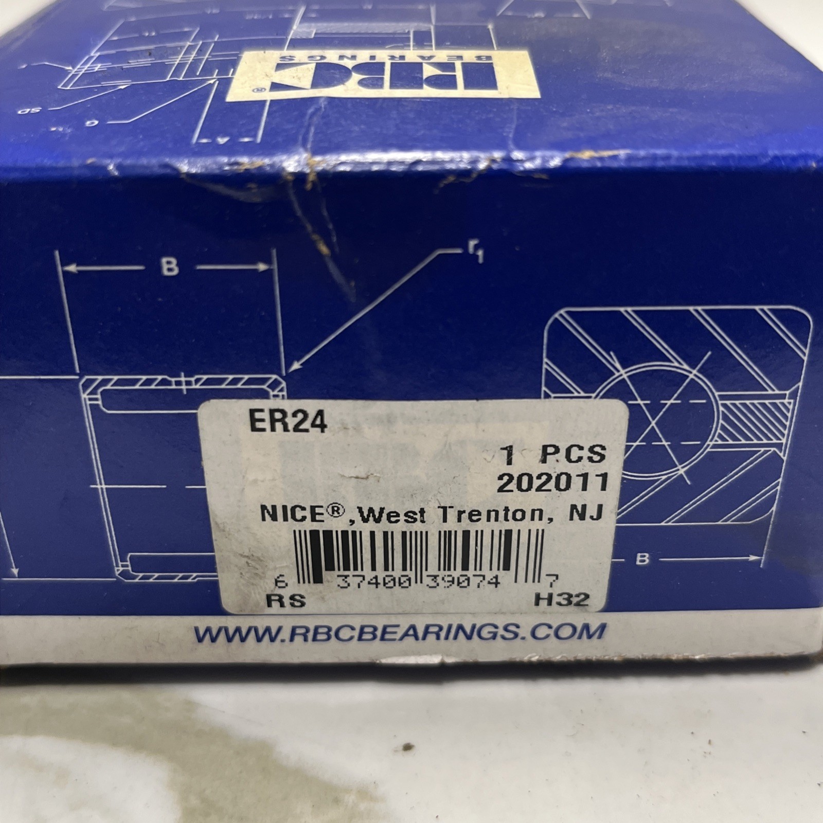 RBC ER-24 Insert Bearing