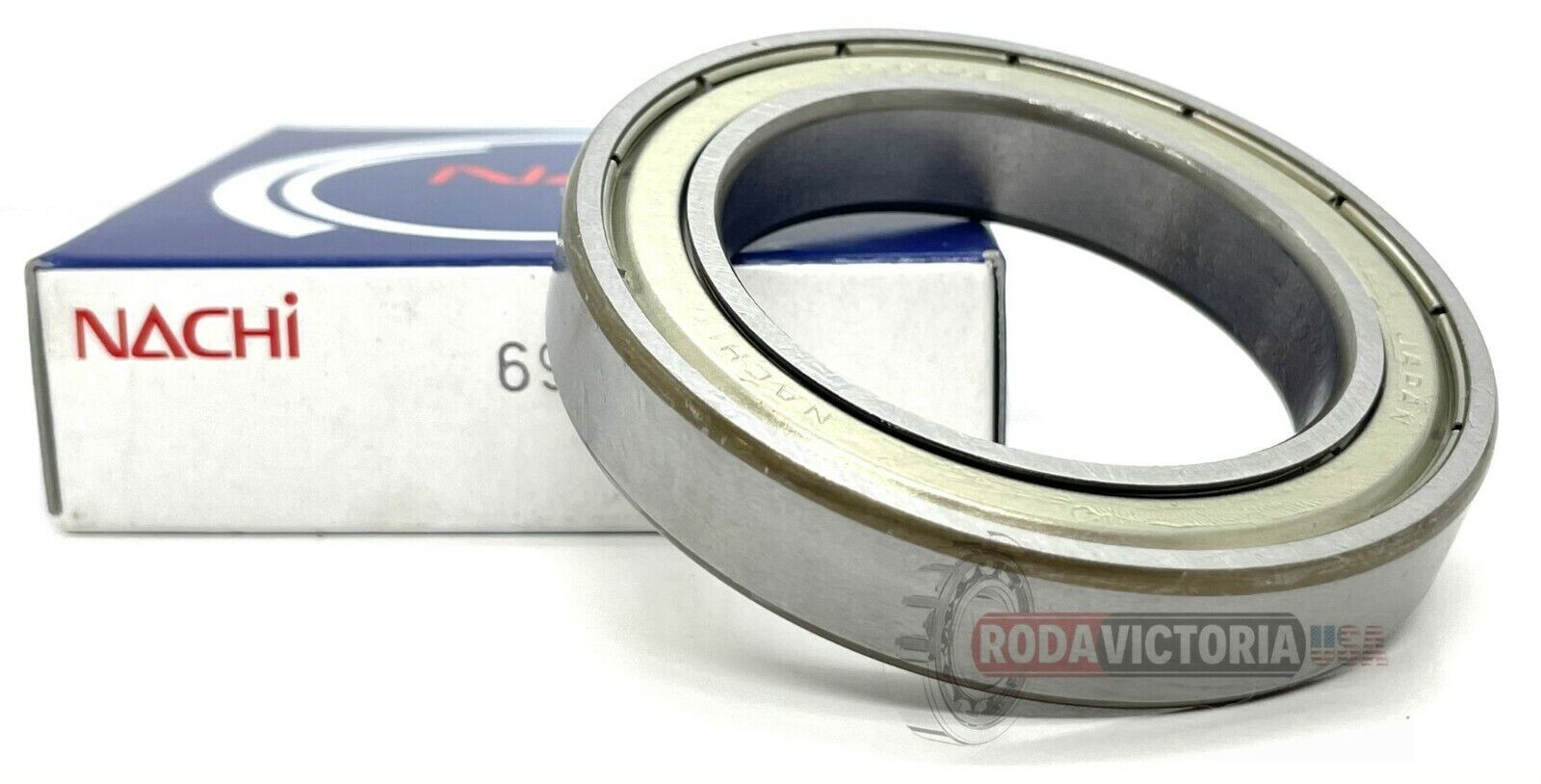 NACHI JAPAN 6909ZZE Deep Groove Ball Bearings 45x68x12mm. 61909-ZZ 61909ZZ