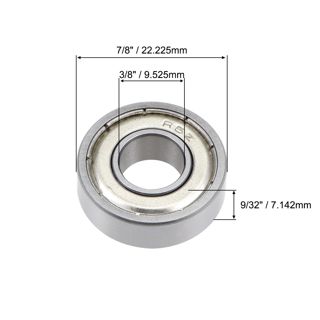 10x R6ZZ Deep Groove Ball Bearing Double Shielded ABEC-5 Bearings