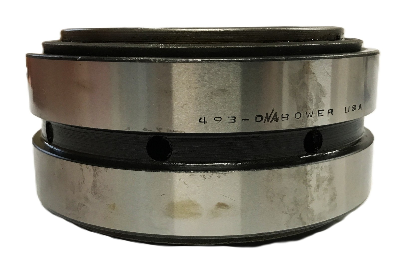Bower Tapered Roller Bearing 2-Cone and Double Cup Assembly 497/493D-NA NOS