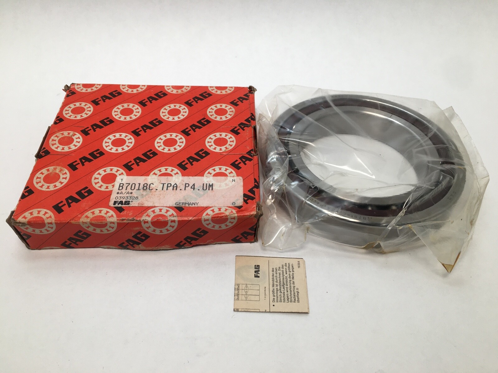 FAG B7018C.TPA.P4.UM Bearing 90x140x24 mm B7018C B-7018-C-TPA-P4-UM Germany