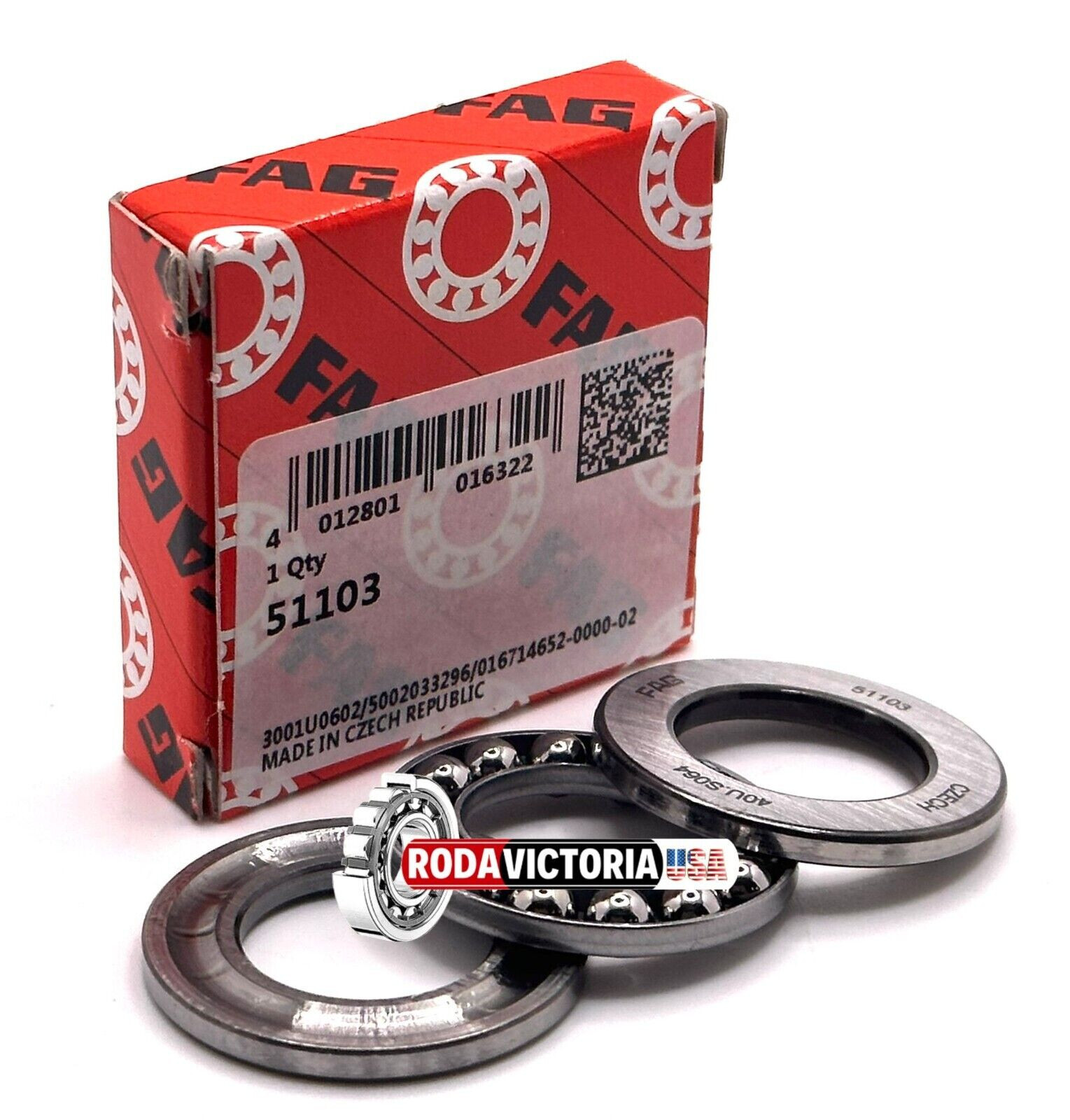 FAG 51103 Thrust Bearing 17x30x9mm