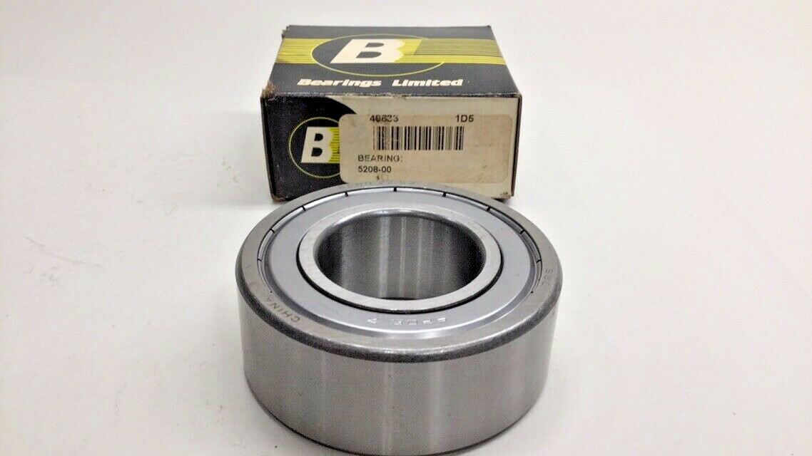 BL Bearings Limited 5208-ZZ-C3 Ball Bearing Double Shielded 5208ZZ-C3