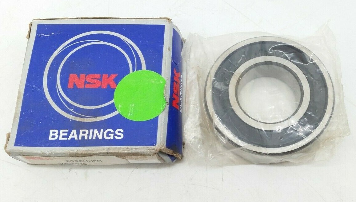 NSK 6206VVC3 Deep Groove Ball Bearing – Lot of 3