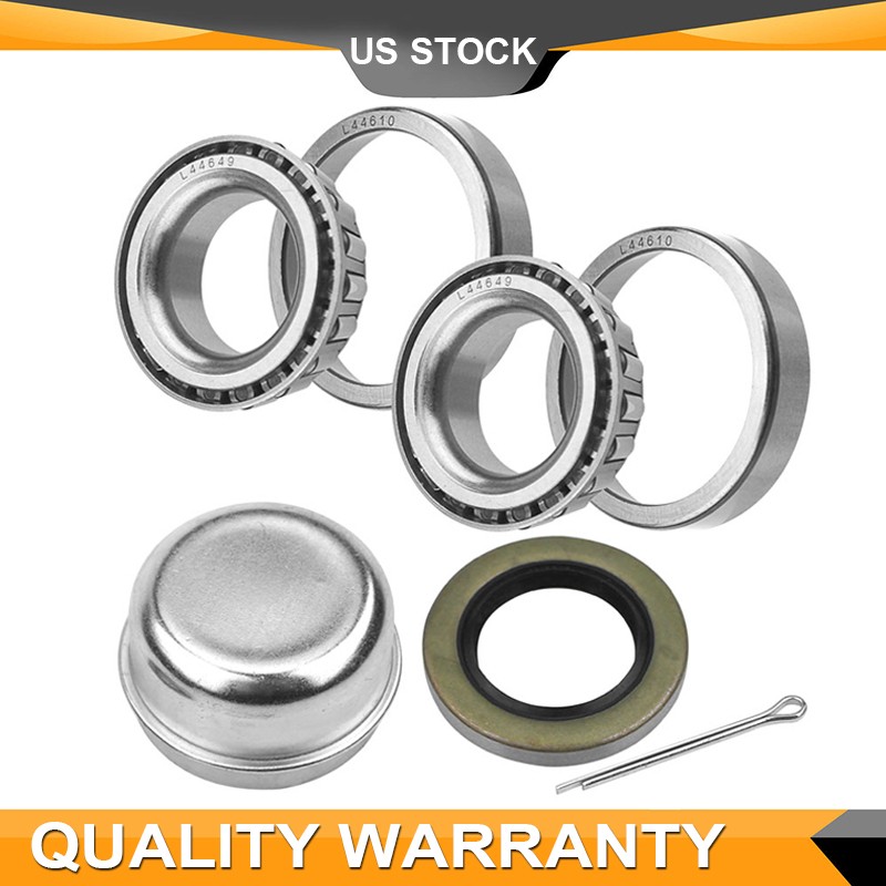 2pack Trailer Hub Wheel Bearings L44649/L44610 1-1/16″ Axle Spindle 2,000 lbs