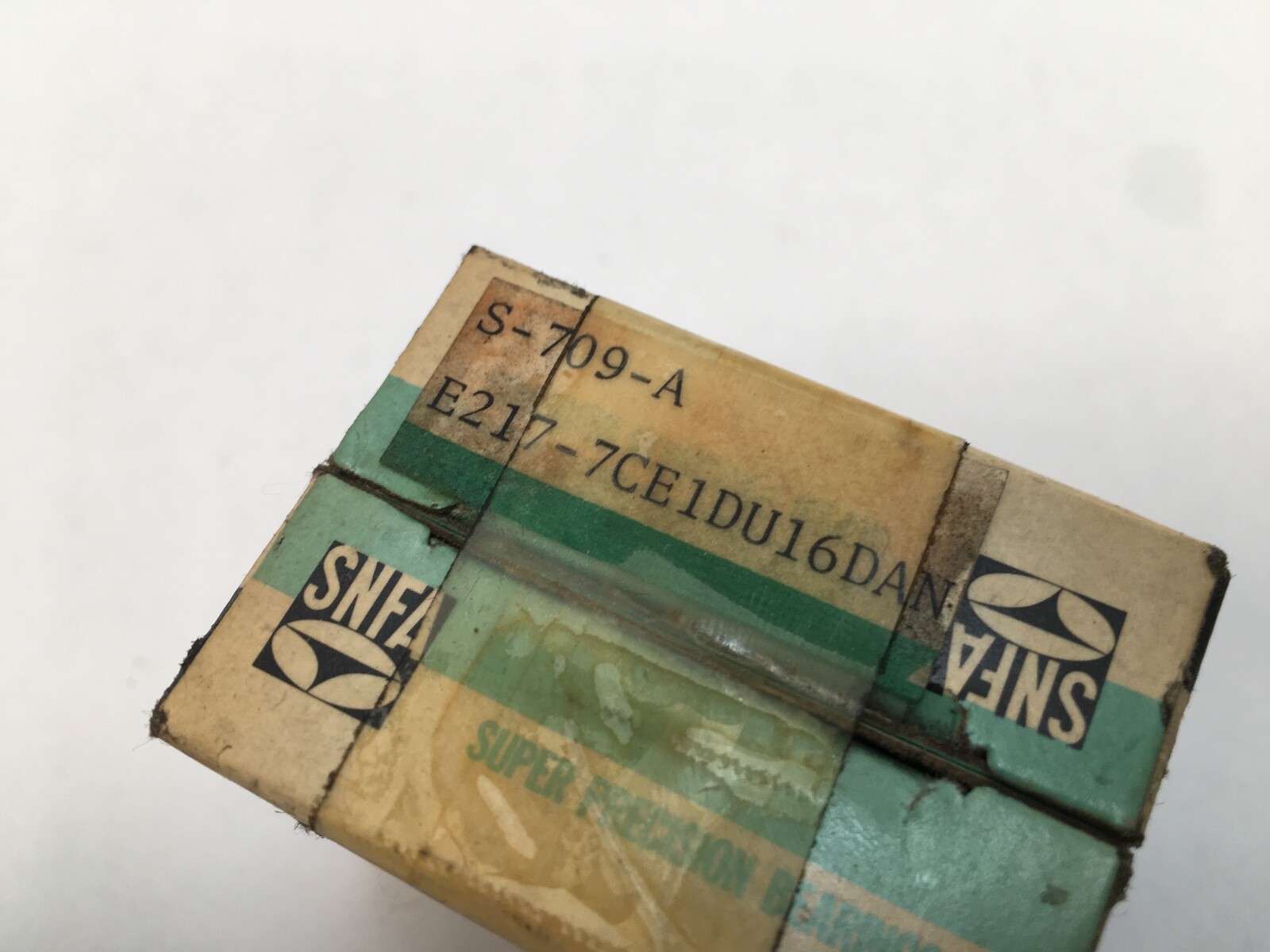 SNFA E217-7CE1DU Bearing 17x40x12 mm 7203-C E-217-7-CE-1-DU/16 Italy 2 Pcs