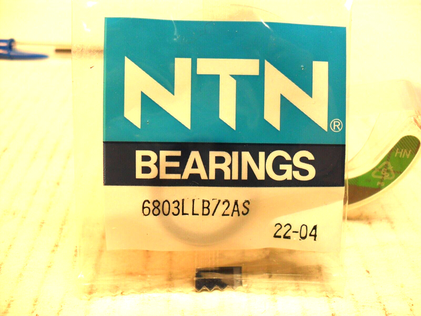 qty 6 – NTN 6803 LLB/2AS 17mm x 26mm x 5mm Deep Groove Ball Bearing SEALED