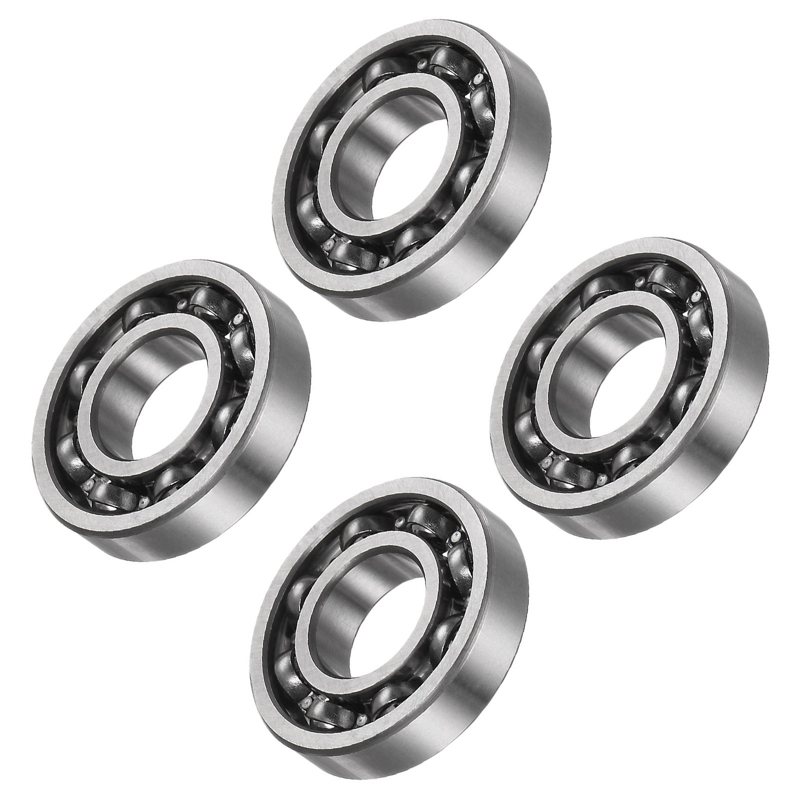 4pcs R8 Deep Groove Ball Bearing 1/2″ x 1 1/8″ x 1/4″ Chrome Steel