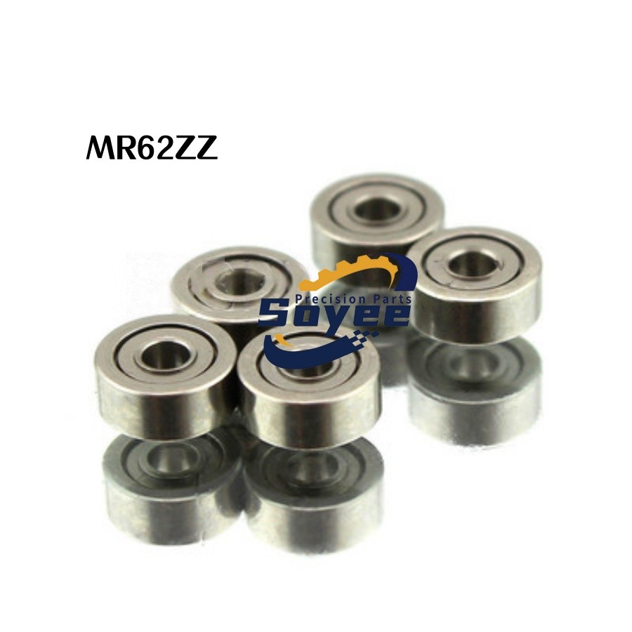 5PCS MR62ZZ Mini Metal Double Shielded Ball Bearings 2×2.6×2.5mm Fast delivery