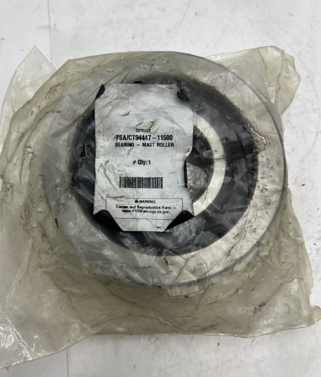 TSA/CT94447-11500 Mast Roller Bearing Black Silver For Mitsubishi Caterpillar