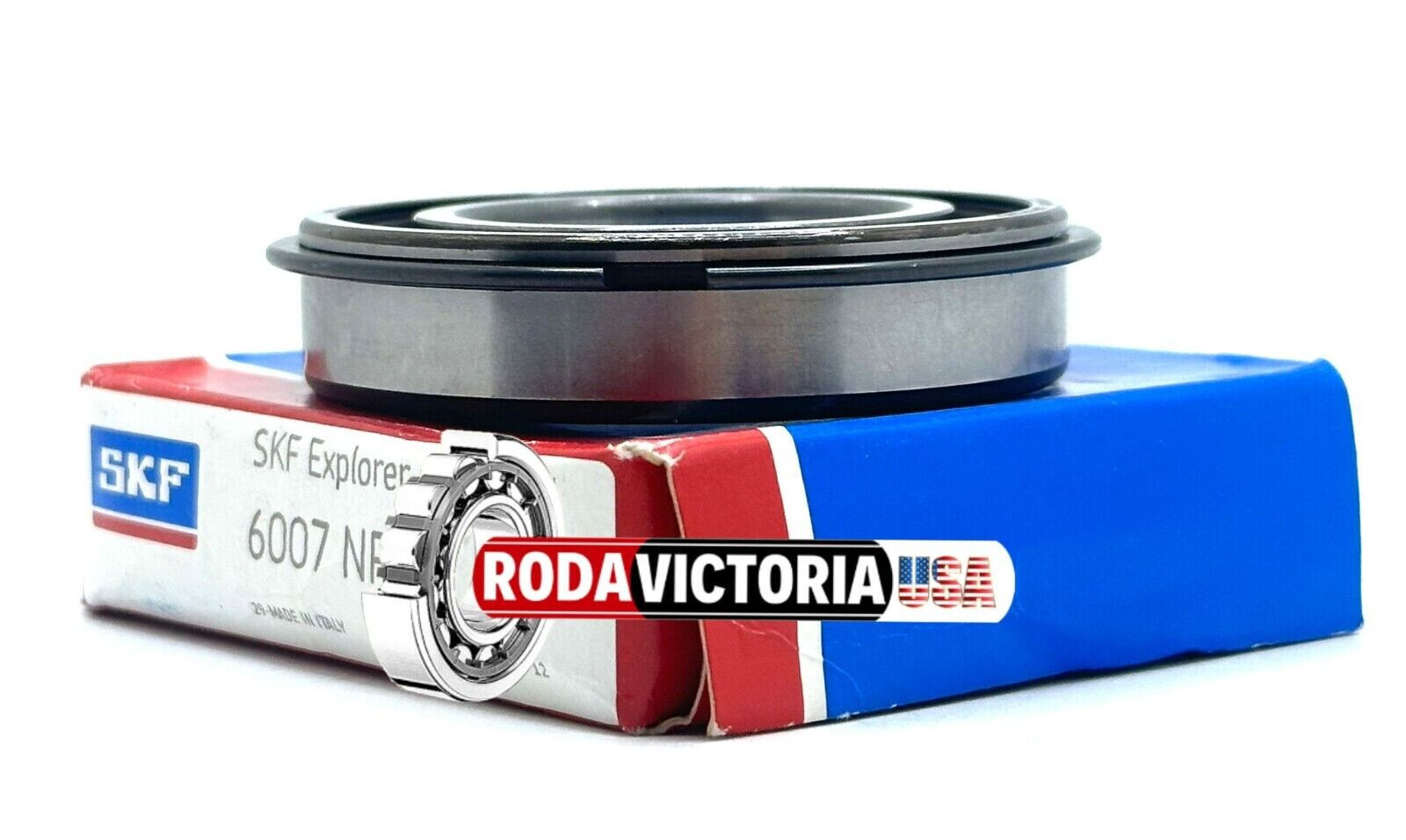 SKF 6007 NR/C3 BALL BEARING, OPEN TYPE NO SEALS + SNAP RING 35x62x14mm