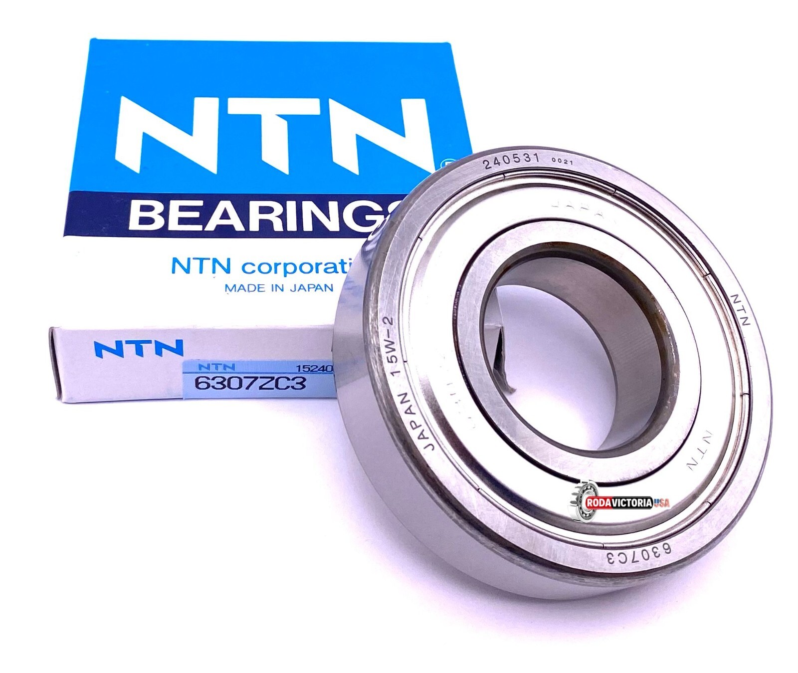 NTN 6307 Z C3 Ball Bearing, Metal Shielded One Side, Open One Side 35x80x21 mm