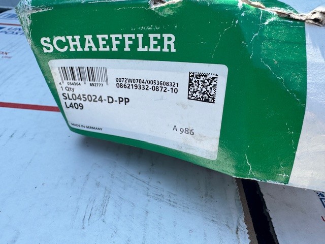 Schaeffler DoubleRow Full Cylindrical Roller Bearing INA SL045024-D-PP L409