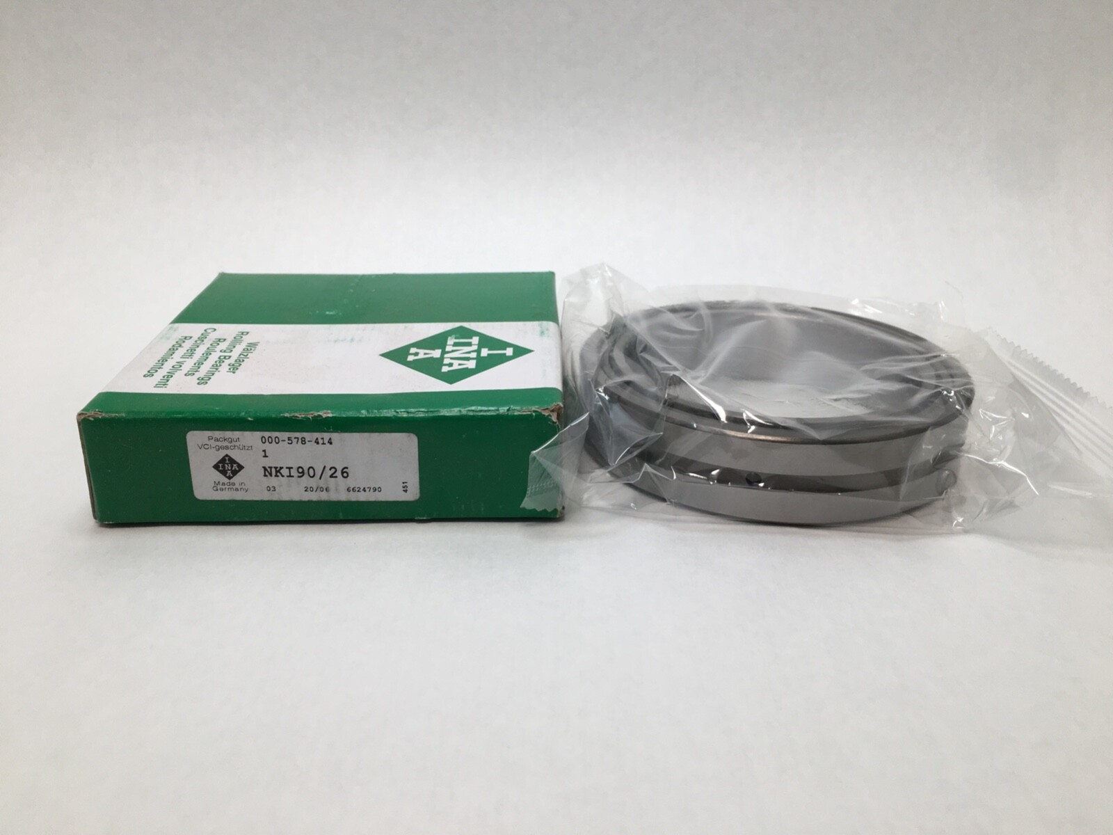 INA NKI90/26 Needle Roller Bearing 90x120x26 mm NKI 90 26 NKI9026 Germany