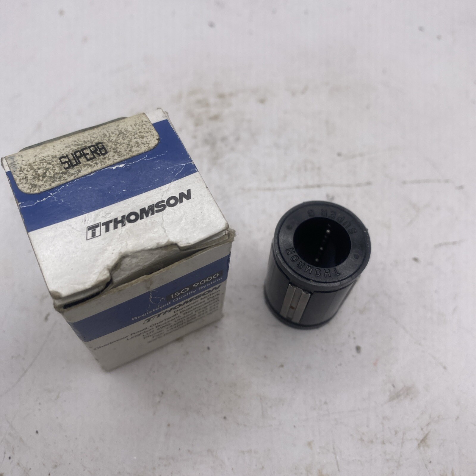Thomson Super-8 Open Linear Bearing Ball Bushing 0.500 x 0.876