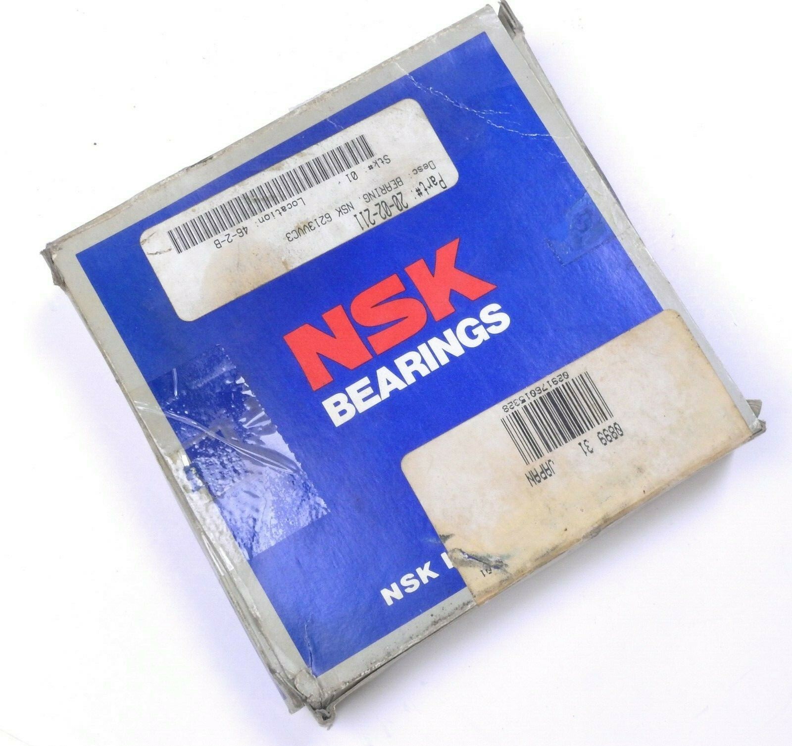 NSK 6213VVC3 Single Row Deep Groove Ball Bearing, 65mm Bore.120mm OD ,23mm Width