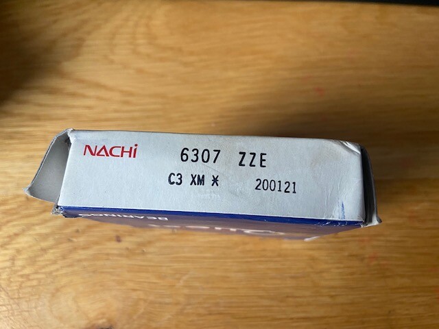 Nachi 6307 ZZE C3 80mmx35mmx21mm single row ball bearing