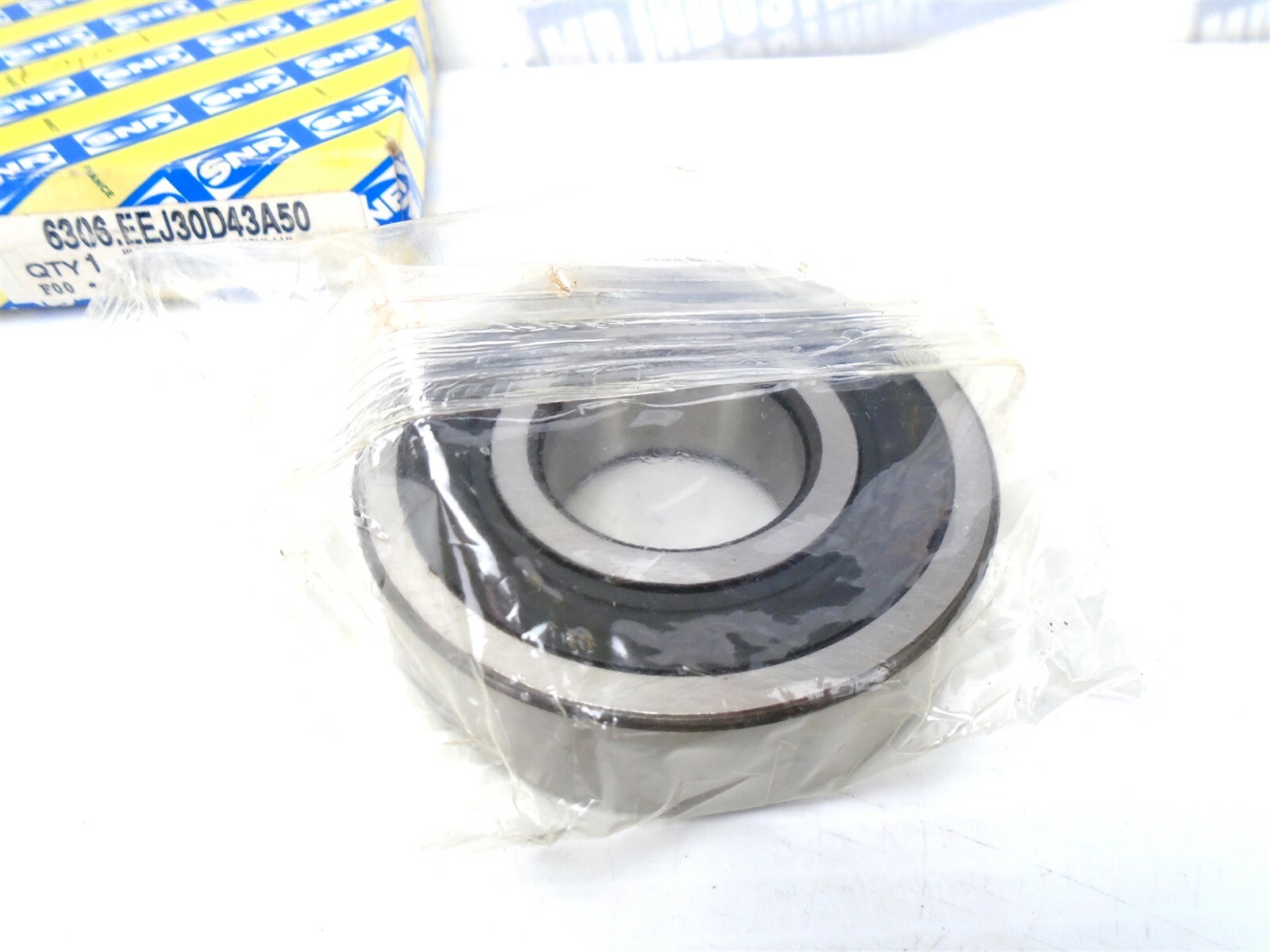 SNR – 6306 NR – SNR Sealed Deep Groove Bearing – 30 x 72 x 19mm (NEW IN BOX)