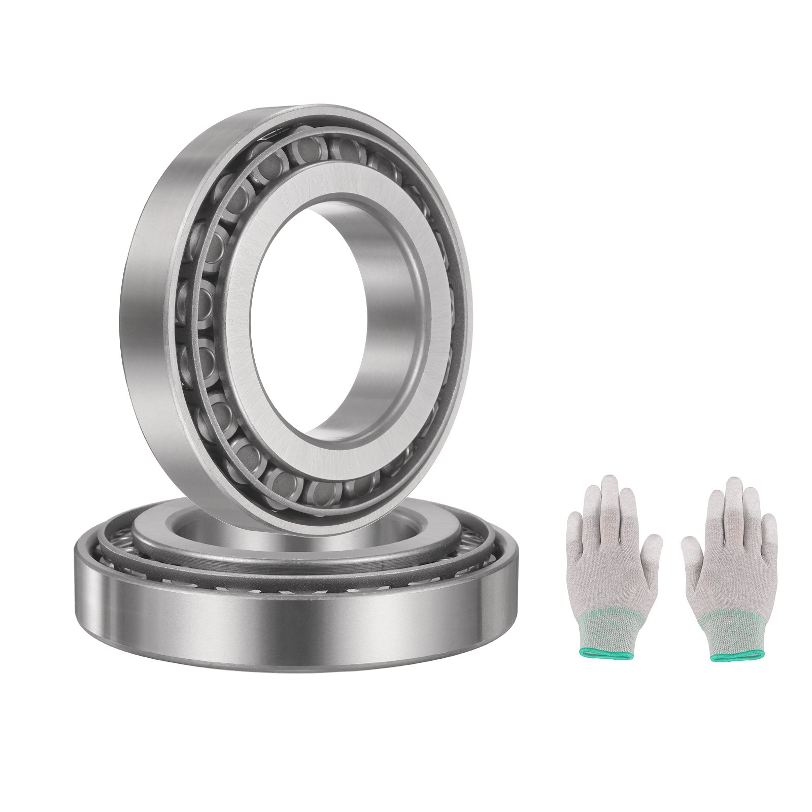 2Set 30212 Tapered Roller Bearing Cone and Cup with Gloves, 60mm Bore x 110mm OD