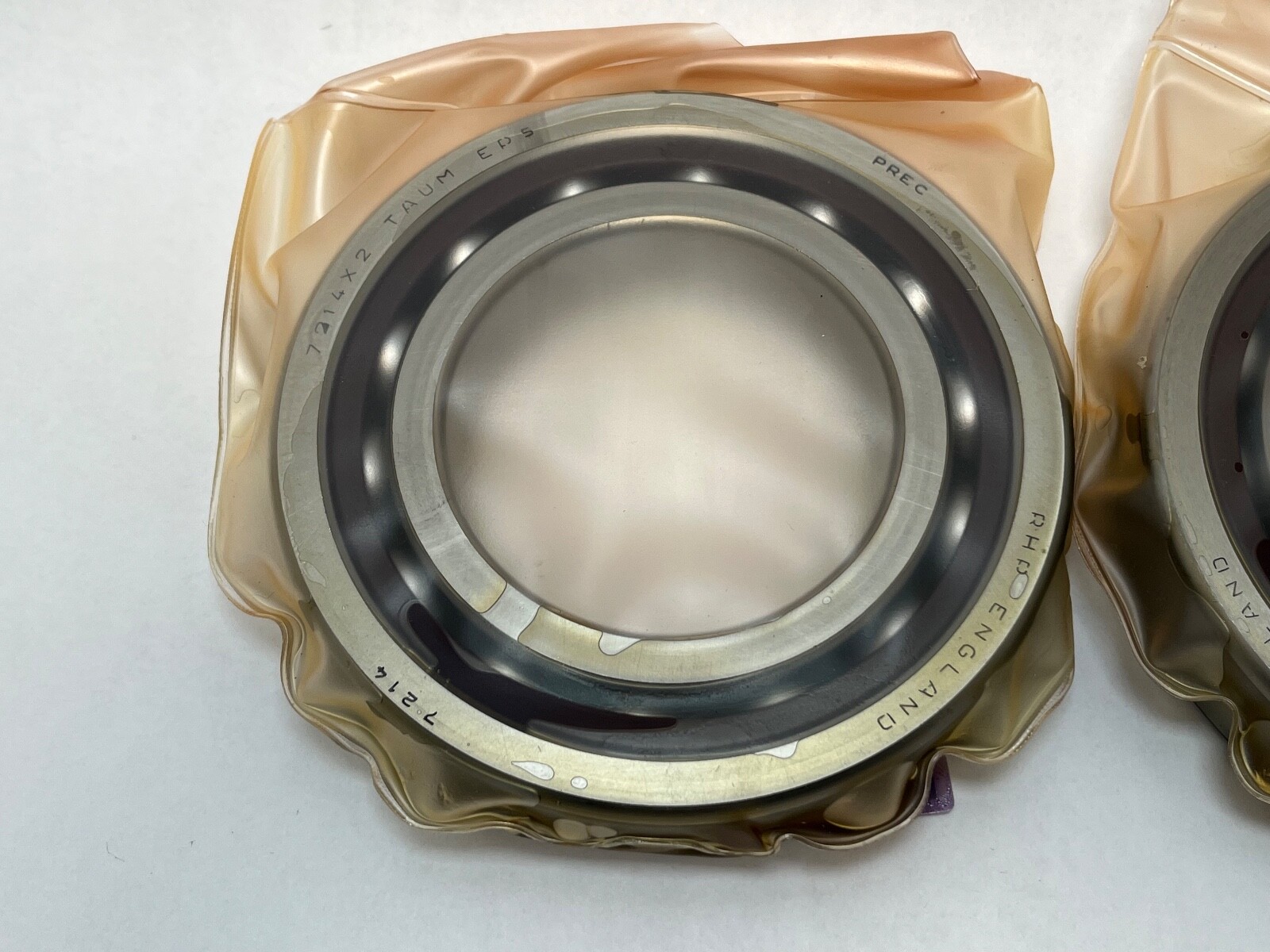 RHP 7214CTDUMP5 Angular Bearing 70x125x24 mm 7214C 7214-C-T-DUM-P5 England 2 Pcs