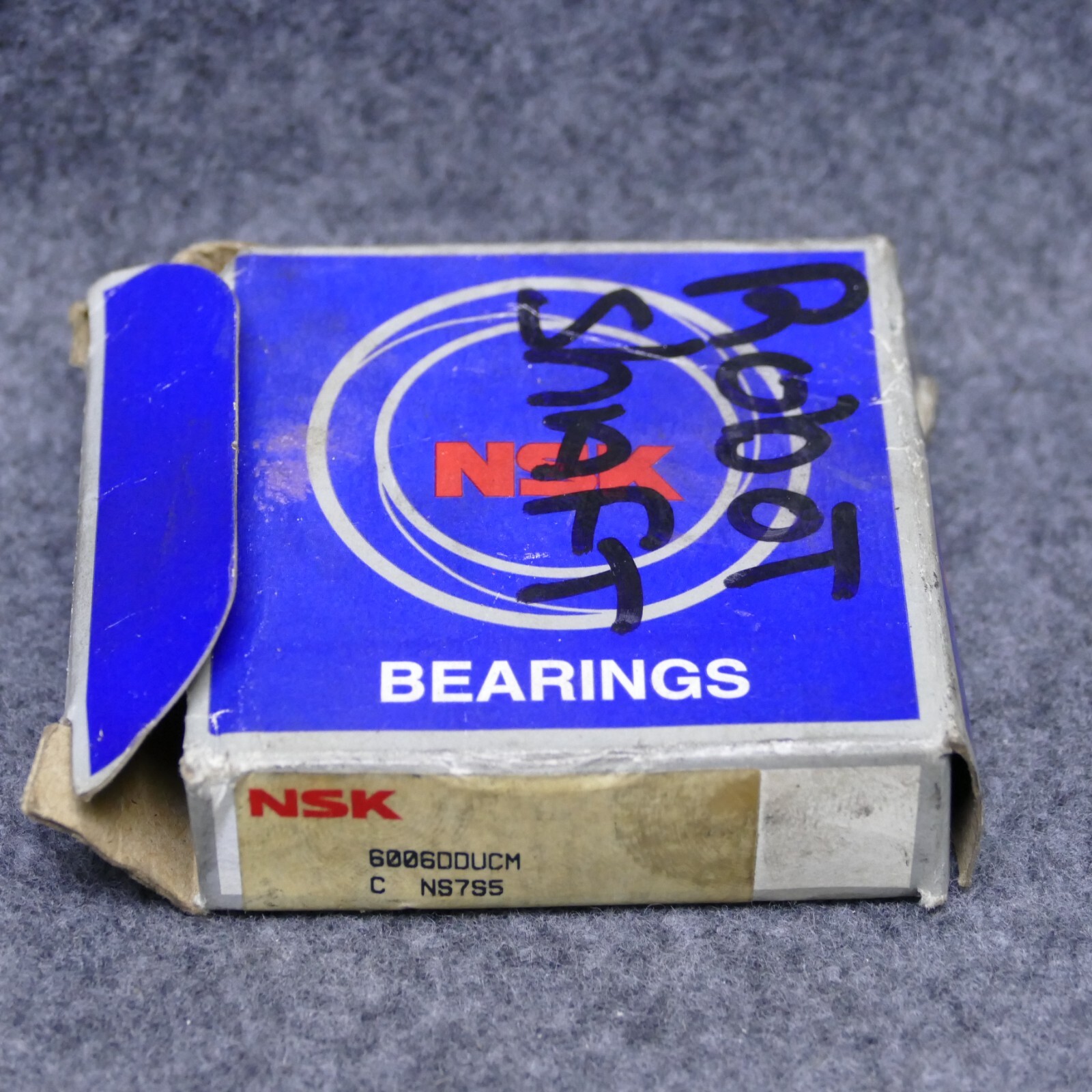(2) NSK 6006DDUCM NS7S5 Sealed Ball Bearing 30mm Bore X 55 X 13mm New In Box