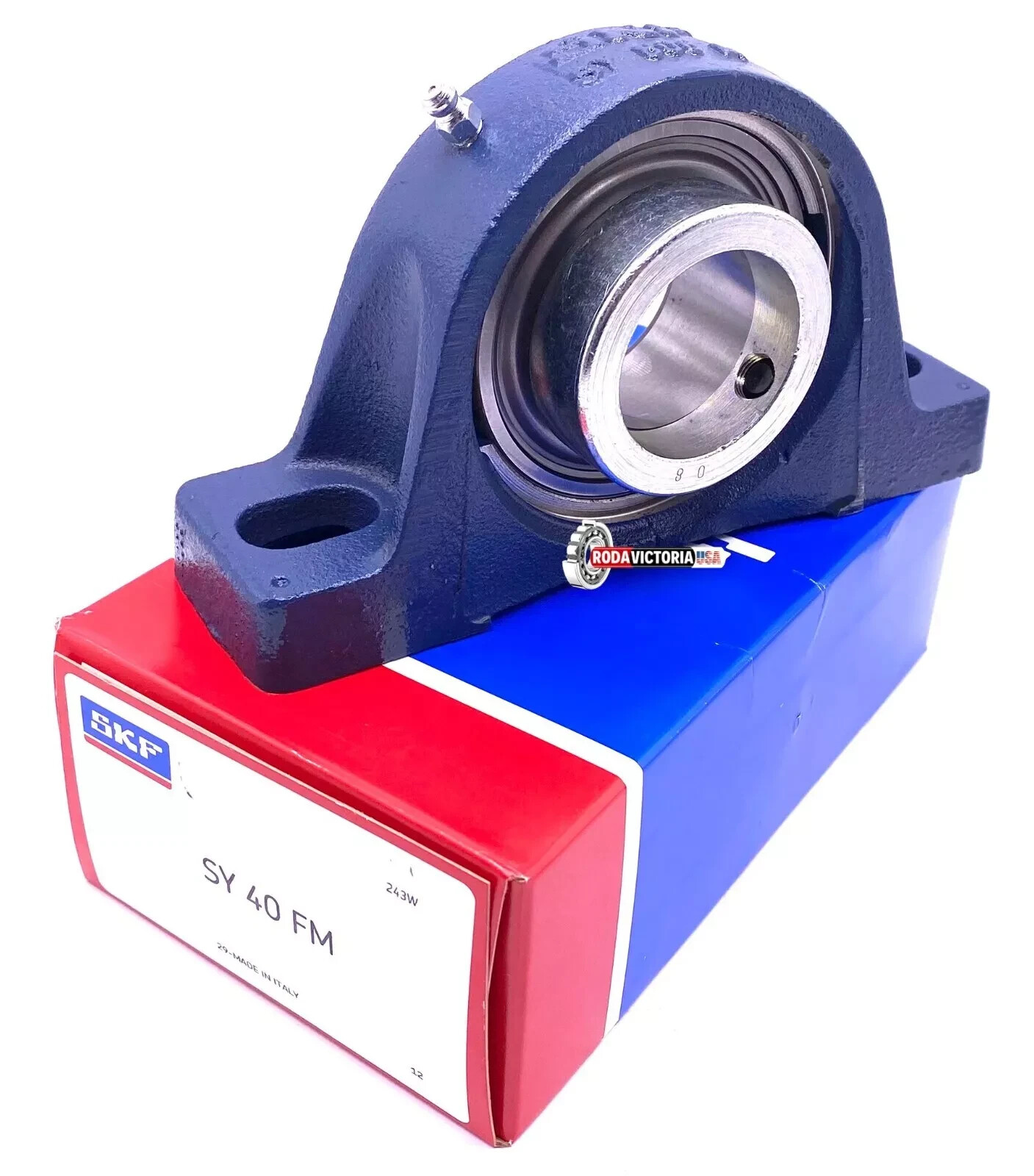 SKF SY40 FM Housing and Bearing Assembly 16208 + SG208S 40 mm Bore
