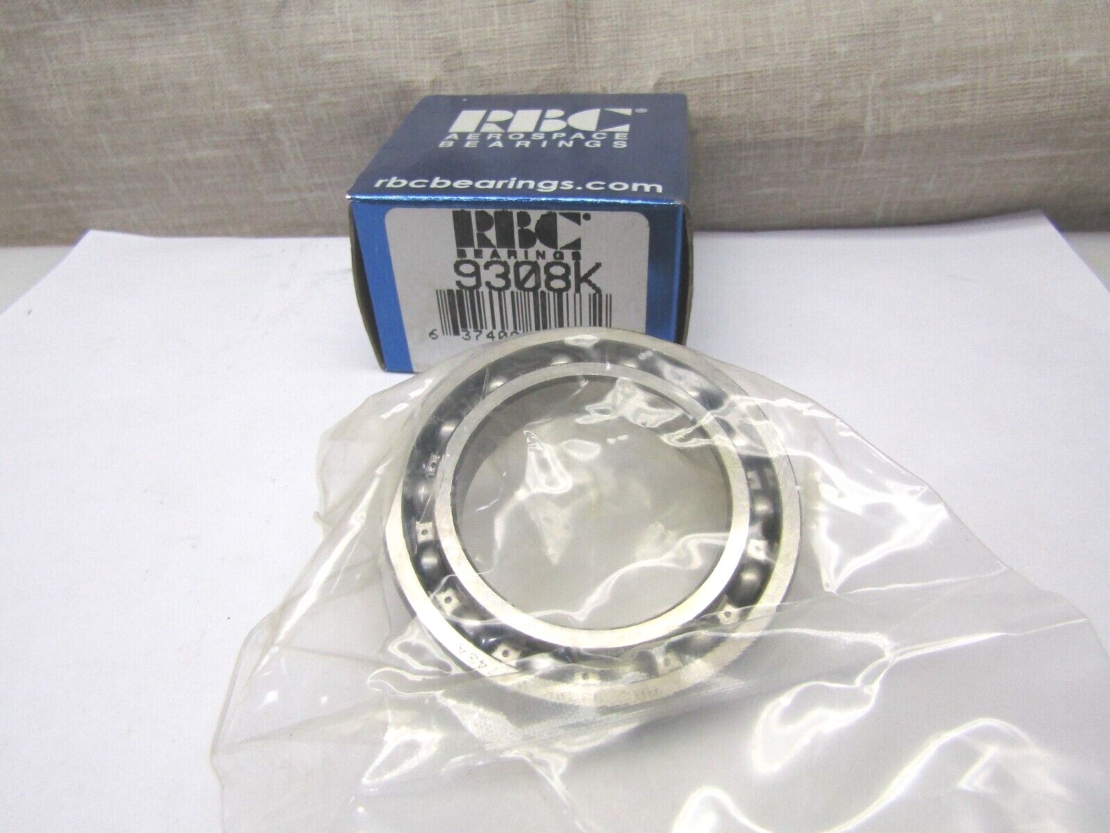 RBC Torrington 9308K C2 Precision Aerospace Bearing 40mm x 62mm x 12mm Made USA