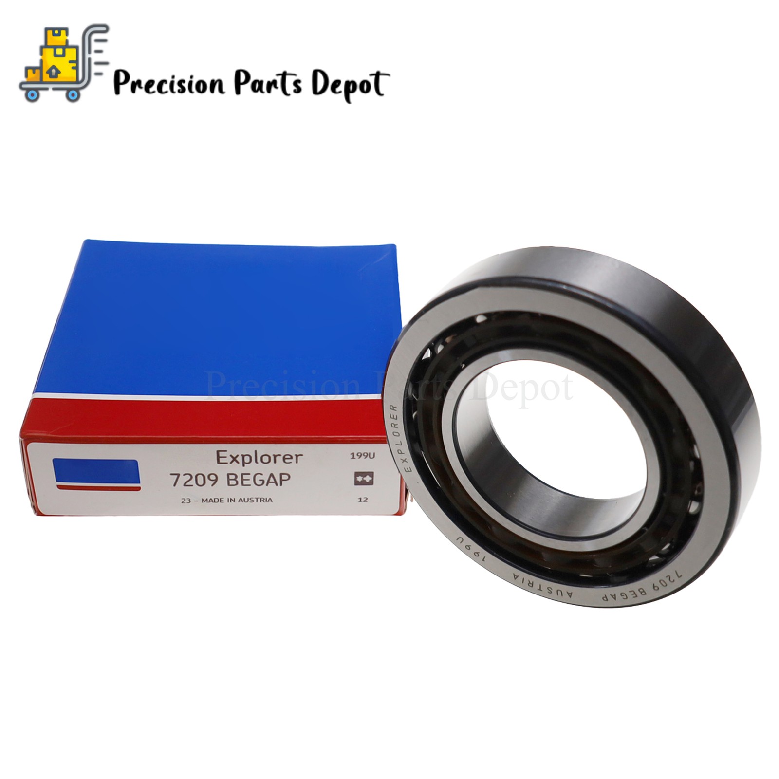 NEW For SKF 7209 BEGAP Angular Contact Ball Bearing 45x85x19 mm US