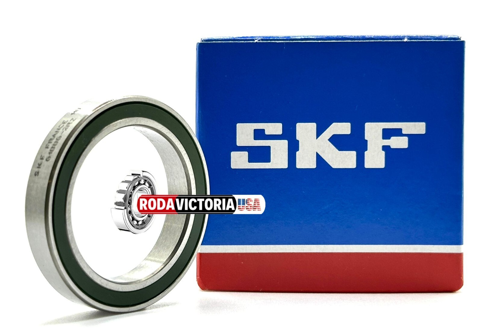 SKF 61806 2RZ BALL BEARING, SEALED, NON CONTACT SEALS 30x42x7mm 6806-2RS