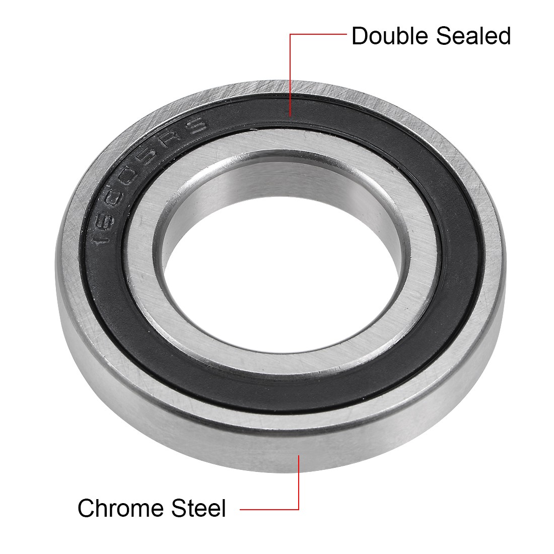 16005-2RS Deep Ball Bearing 25x47x8mm Double Sealing Chrome Bearings