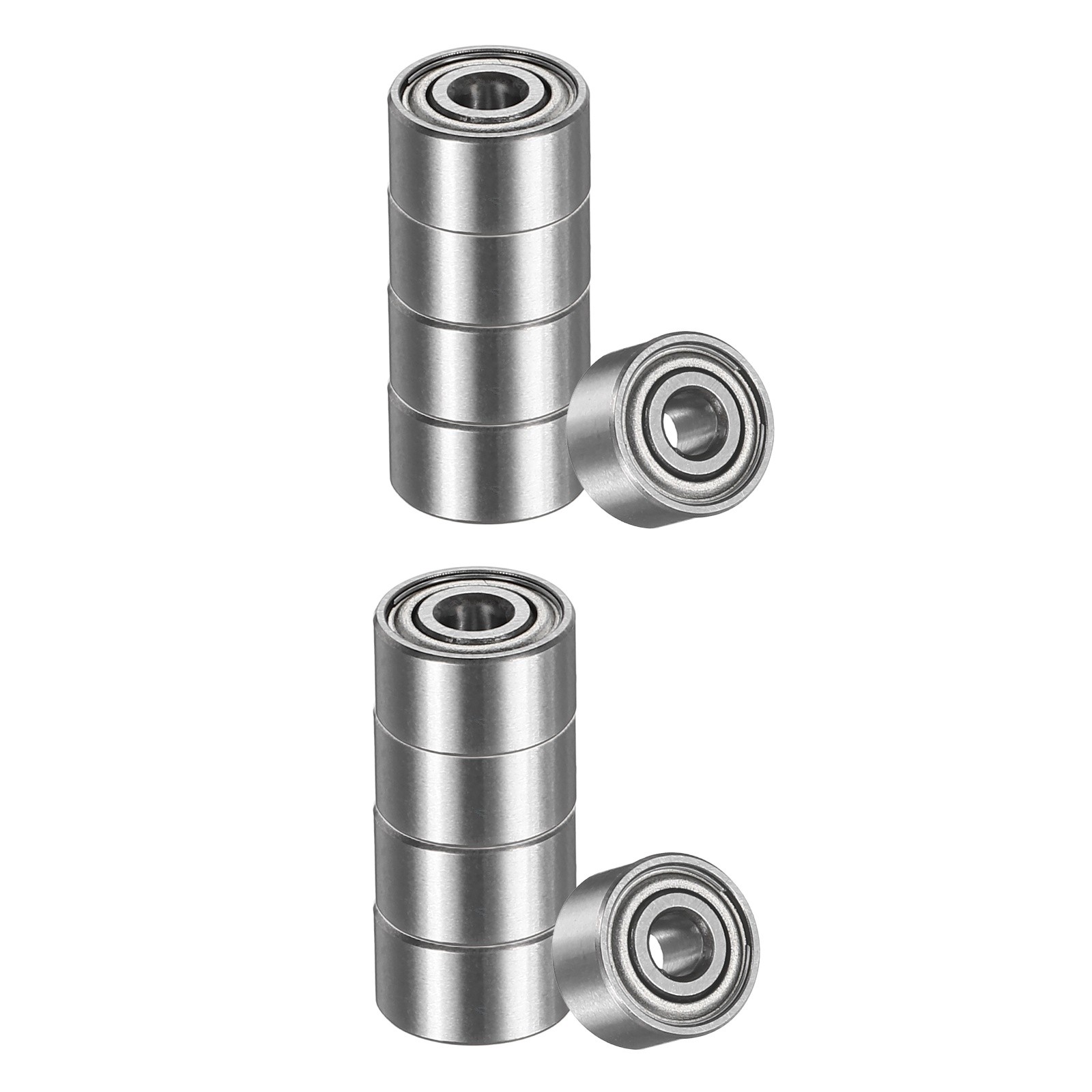 10 Pack 3 x 9 x 5mm 603ZZ Deep Groove Ball Bearings, ABEC5