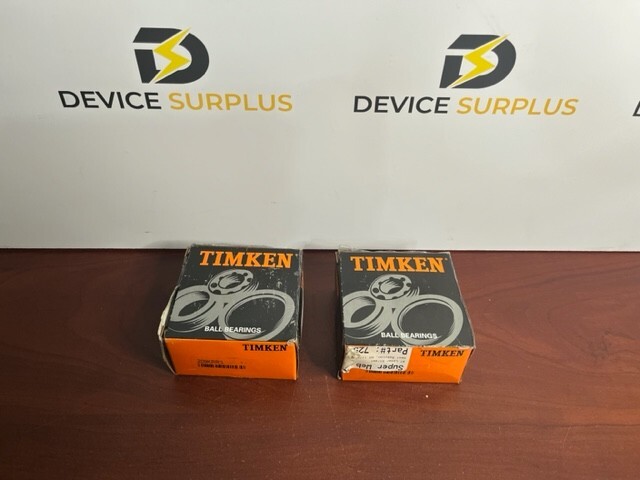 (2) TIMKEN 209KRR3 SINGLE ROW BALL BEARING NEW