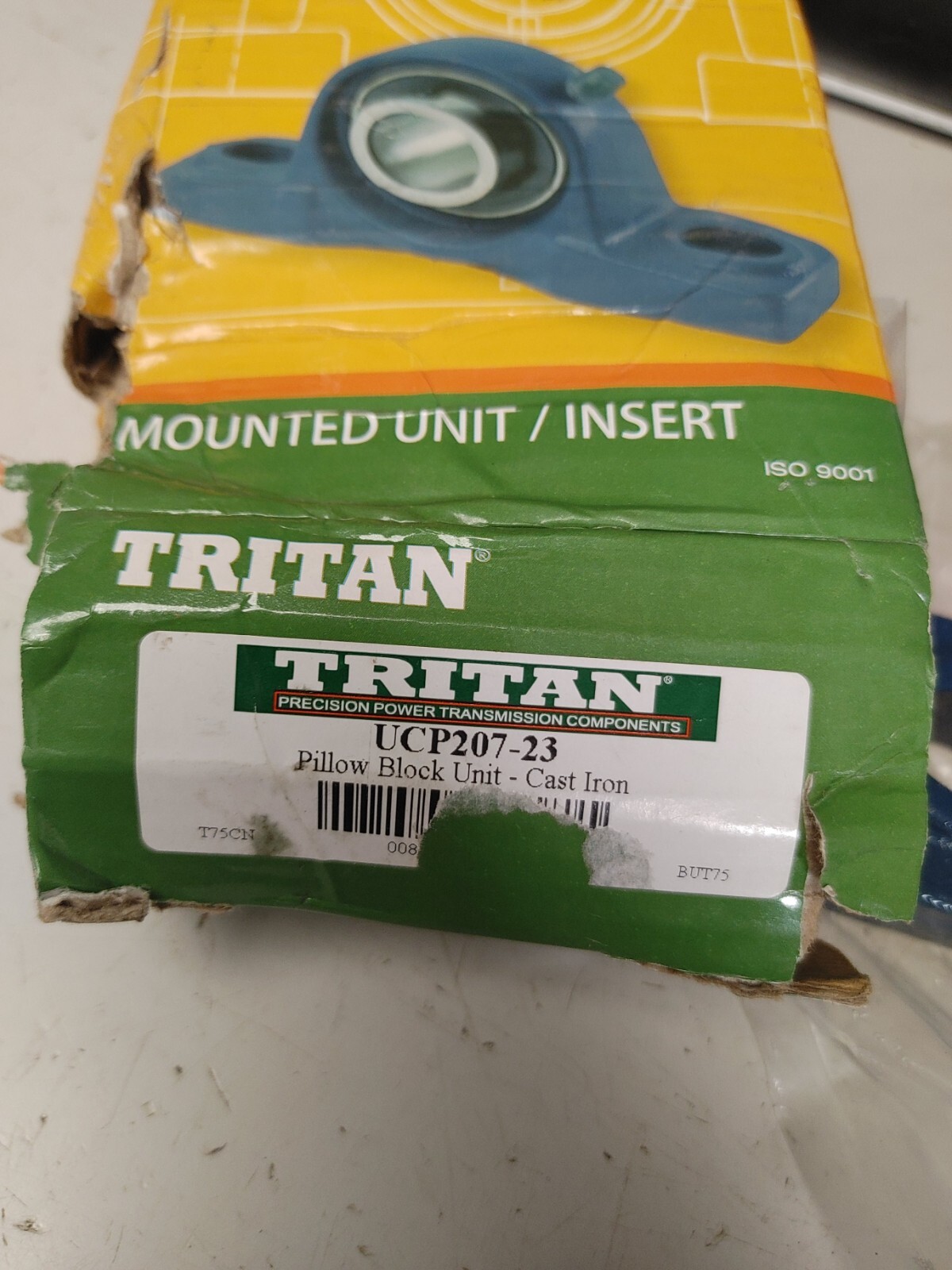 Tritan Pillow Block Unit / Insert UCP207-23 ISO 9001