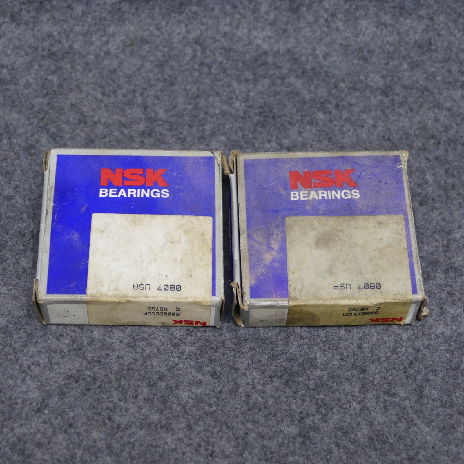 (2) NSK 6006DDUCM NS7S5 Sealed Ball Bearing 30mm Bore X 55 X 13mm New In Box