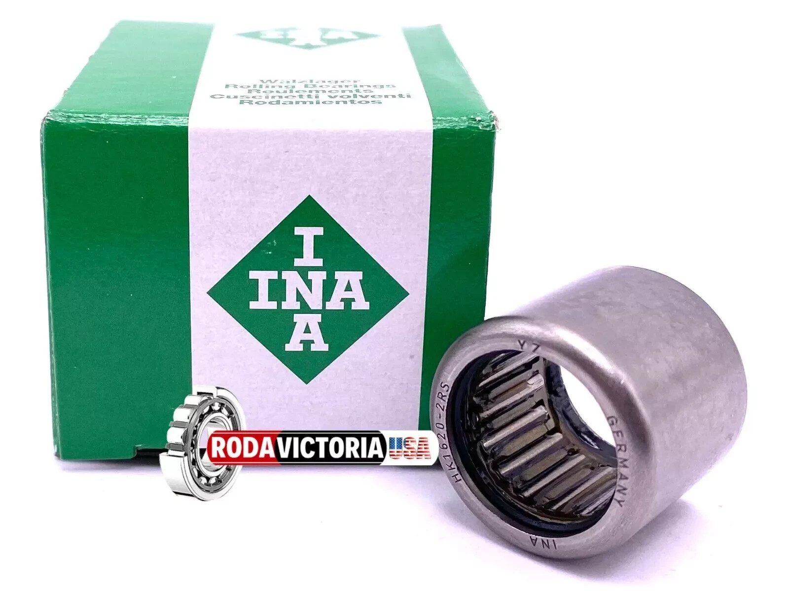 INA HK1620 2RS L271 Drawn Cup Roller Bearing HK 1620 HK1620 16x22x20 mm