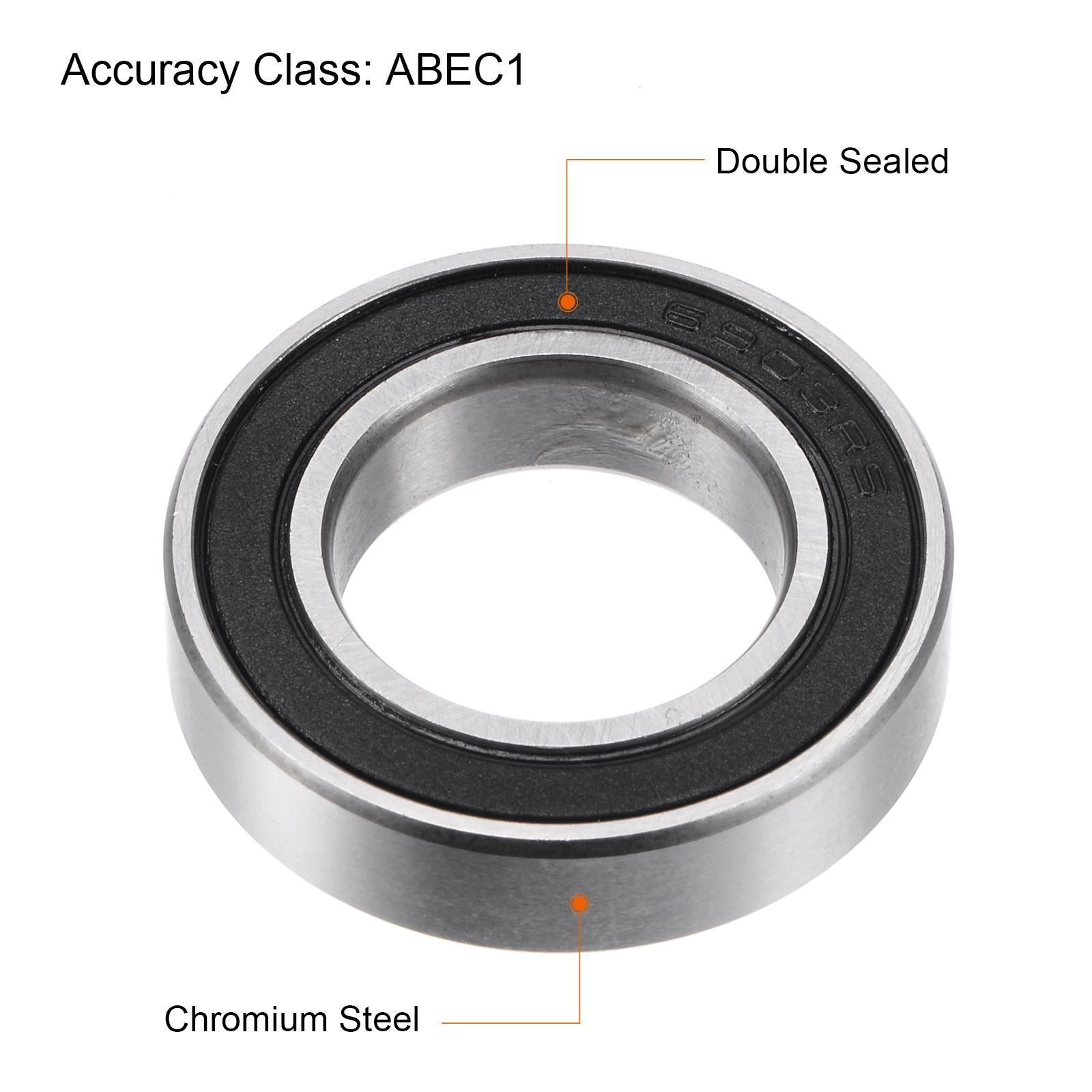 6903-2RS Ceramic Bearings 17x30x7mm Si3N4 Silicon Nitride Bearing Balls